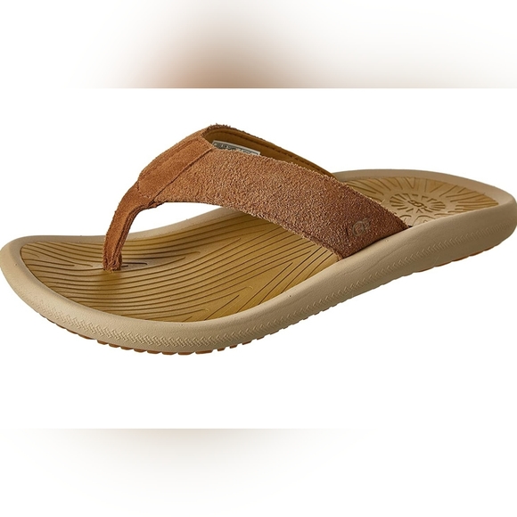 UGG Shoes Ugg Mens Brookside Ii Flip Sandal Color Chestnut Suede